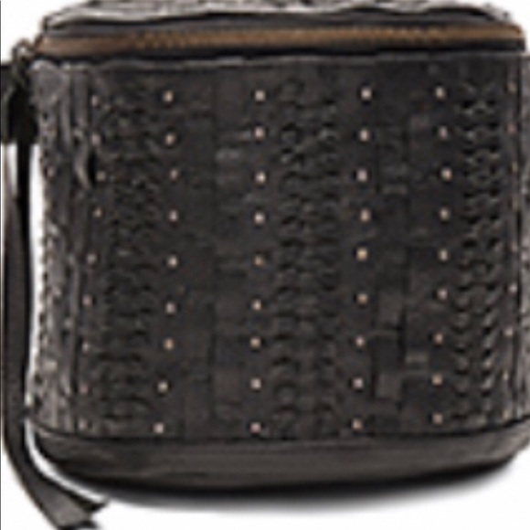 Cleobella Black woven belt bag Boho Size Med/ Lg - Picture 3 of 9